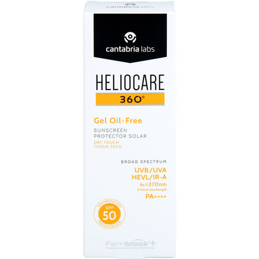 Heliocare Gel oil-free SPF 50 Sonnenschutz fürs Gesicht, 50 ml Gel
