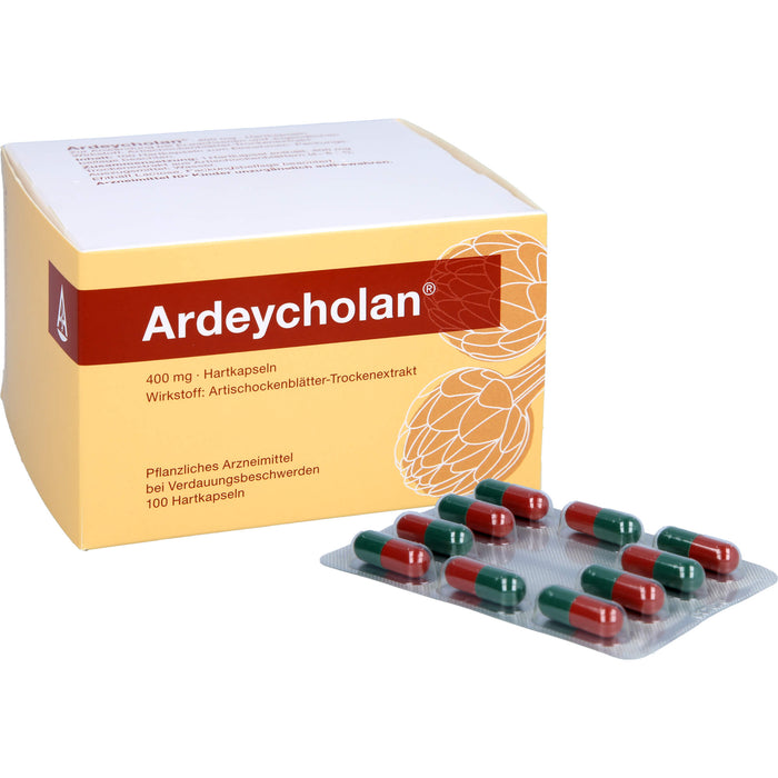 Ardeycholan Hartkapseln bei Verdauungsbeschwerden, 100 pcs. Capsules