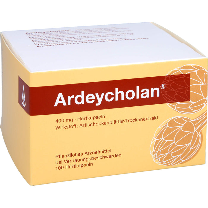 Ardeycholan Hartkapseln bei Verdauungsbeschwerden, 100 pcs. Capsules