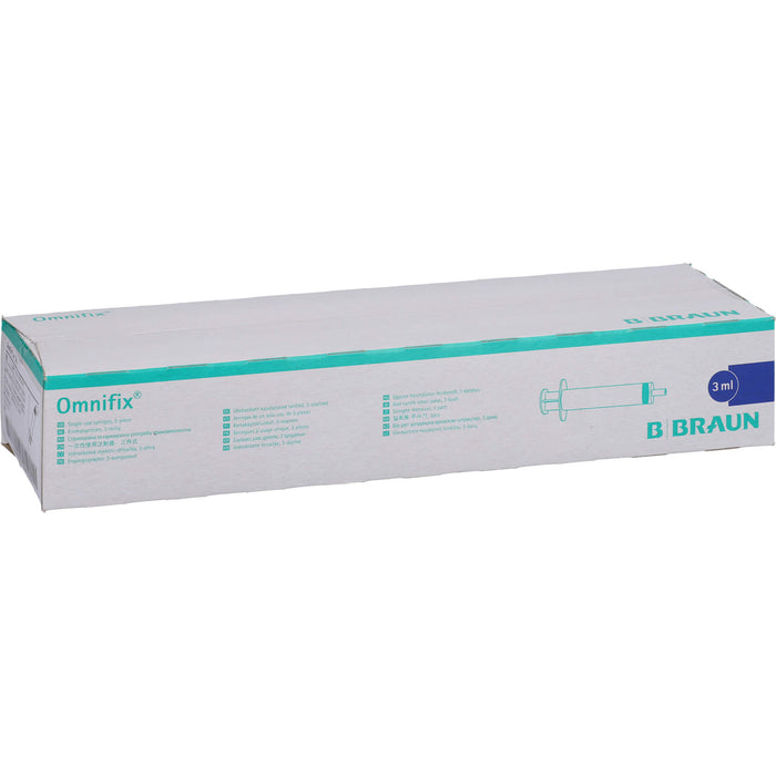 B. Braun Omnifix Solo Luer Spritzen, 100 pc Seringues