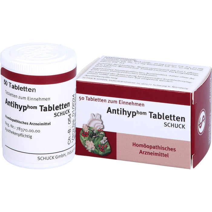 SCHUCK Antihyp Tabletten, 50 pc Tablettes