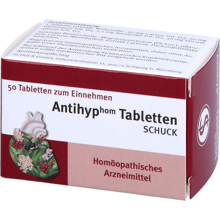 SCHUCK Antihyp Tabletten, 50 pc Tablettes