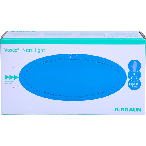 Vasco Nitril light Untersuchungshandschuhe Gr. S, 100 St. Handschuhe