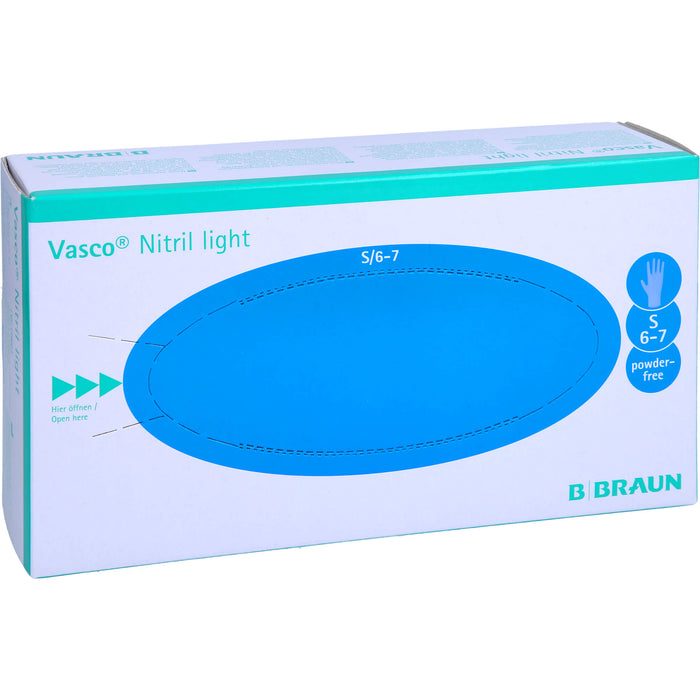 Vasco Nitril light Untersuchungshandschuhe Gr. S, 100 pcs. Gloves