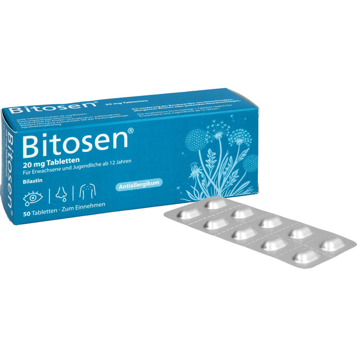 Bitosen 20 mg Tabletten bei Allergien, 50 St. Tabletten