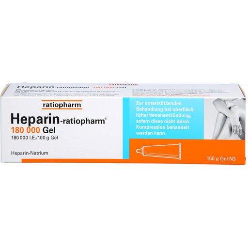 Heparin-ratiopharm  180 000 Gel, 150 g Gel