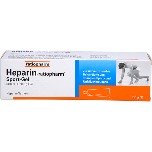 Heparin-ratiopharm  Sport-Gel, 60000 I.E./100 g Gel, 150 g Gel