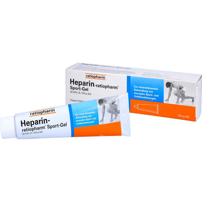 Heparin-ratiopharm  Sport-Gel, 60000 I.E./100 g Gel, 150 g Gel