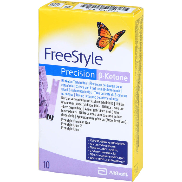 FreeStyle Precision ß Ketone Blutketon Teststreifen, 10 pc Bandelettes réactives