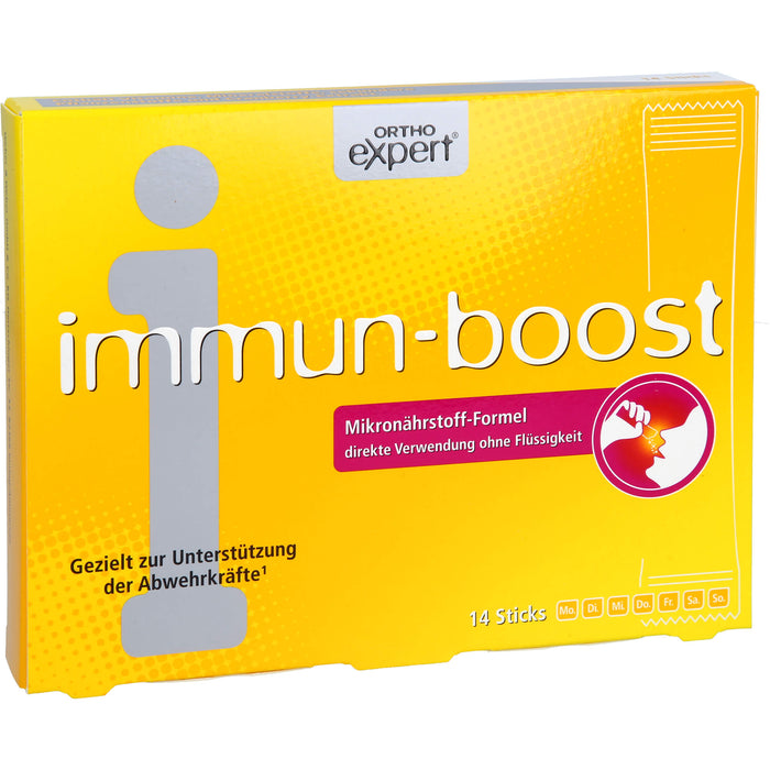 ORTHOEXPERT immun-boost Direktgranulat zur Unterstützung der Abwehrkräfte, 14 pc Granules
