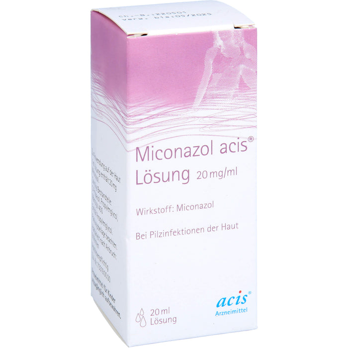 Miconazol acis  Lösung, 20 mg/ml Lösung zur Anwendung auf der Haut, 20 ml Lösung
