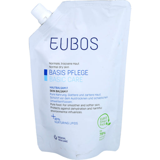 Eubos Hautbalsam F Lotion für normale bis trockene Haut Nachfüllbeutel, 400 ml Lotion