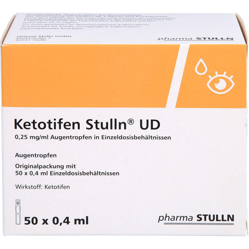 Ketotifen Stulln UD Augentropfen bei allergischer Konjunktivitis, 50 St. Einzeldosisbehältnisse