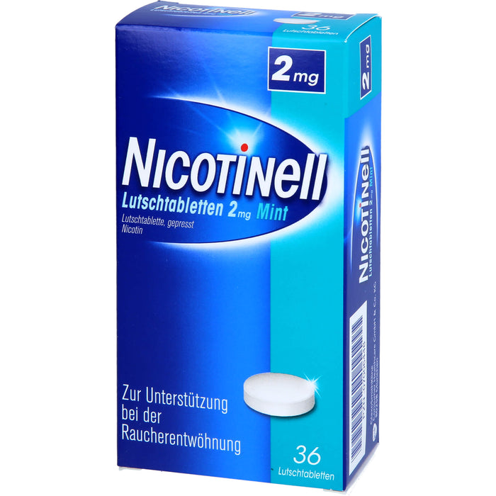Nicotinell Lutschtabletten 2 mg Mint zur Raucherentwöhnung, 36 pc Tablettes
