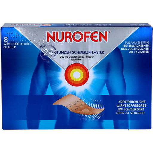 Nurofen Gelenk- und Muskelschmerzlinderung Ibuprofen 200 mg medizinisches Pflaster, 8 St. Pflaster