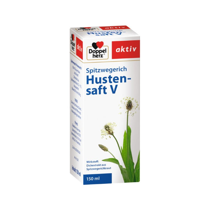 Doppelherz aktiv Spitzwegerich Hustensaft V, 150 ml Solution