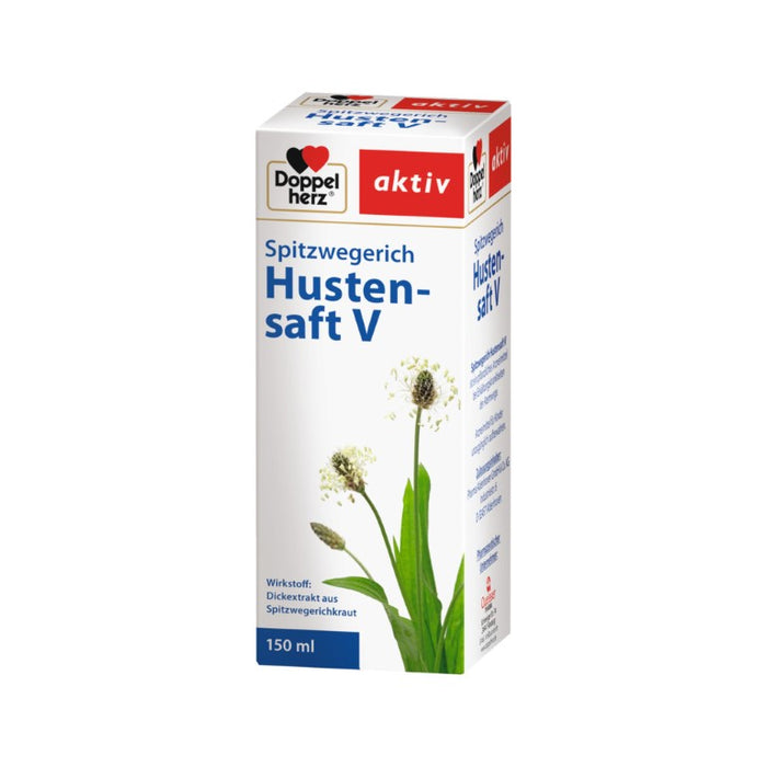 Doppelherz aktiv Spitzwegerich Hustensaft V, 150 ml Solution