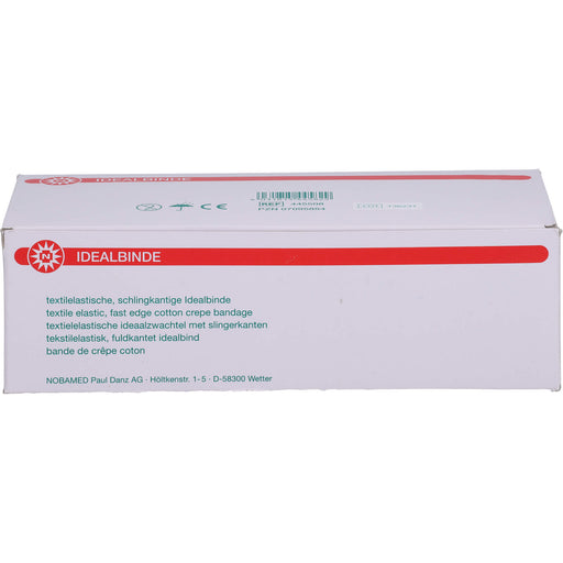 NOBA Idealbinde 10 Stück elastisch weiß 5 m x 8 cm, 10 St. Binde