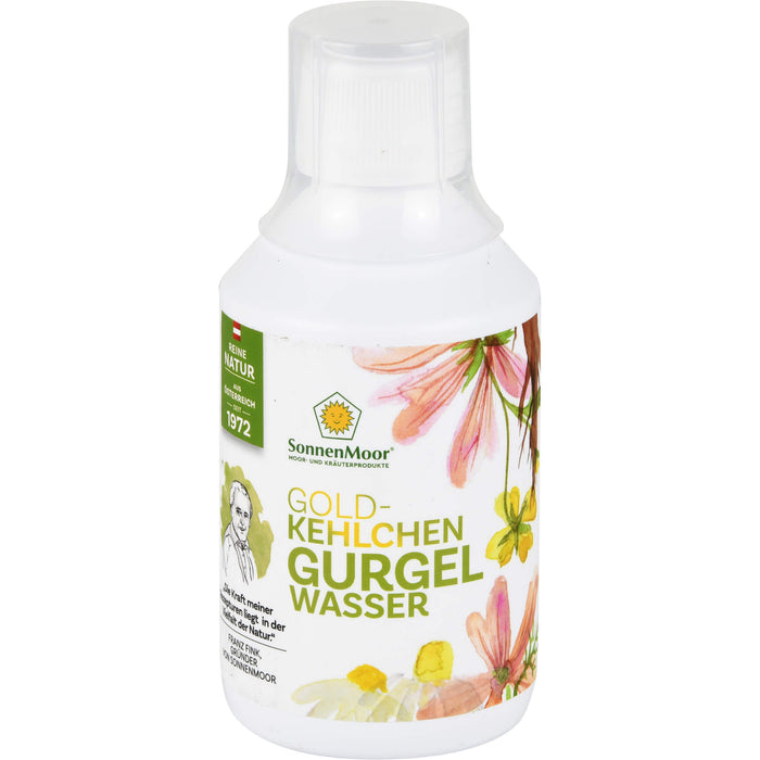 SonnenMoor Gold-Kehlchen Gurgelwasser, 250 ml Lösung