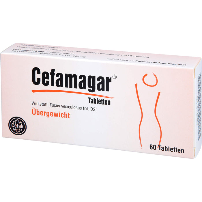 Cefamagar Tabletten bei Übergewicht, 60 St. Tabletten