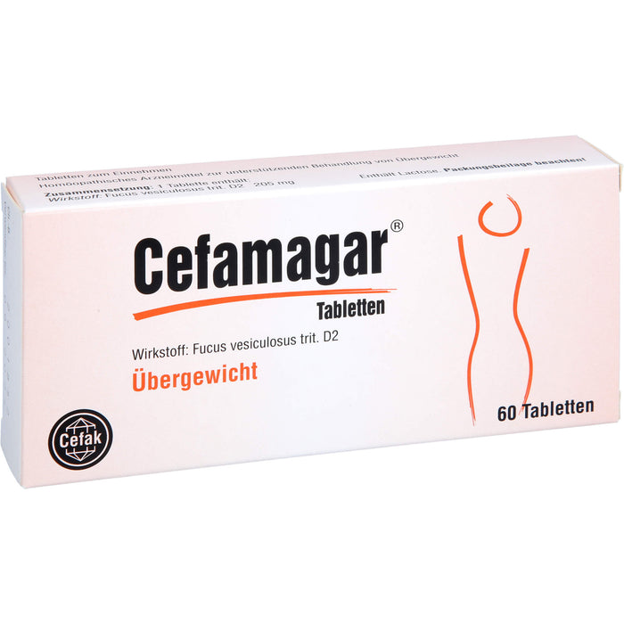 Cefamagar Tabletten bei Übergewicht, 60 pcs. Tablets