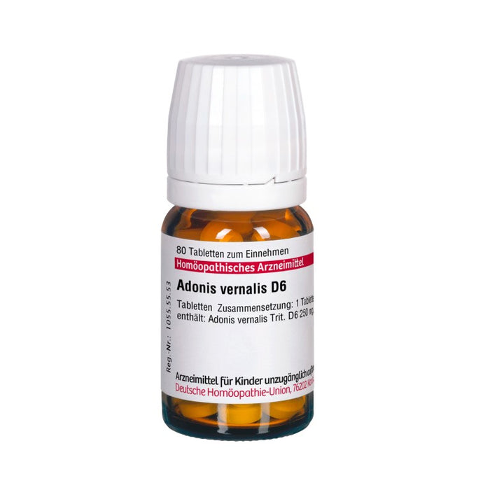 Adonis vernalis D6 DHU Tabletten, 80 pcs. Tablets