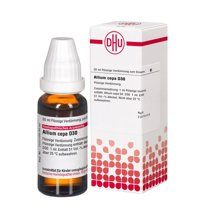 Allium cepa D30 DHU Dilution, 20 ml Solution