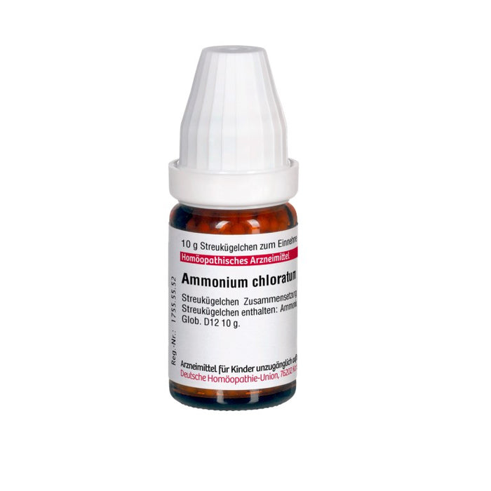 Ammonium chloratum D12 DHU Globuli, 10 g Globules