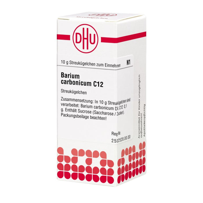 Barium carbonicum C12 DHU Globuli, 10 g Globules
