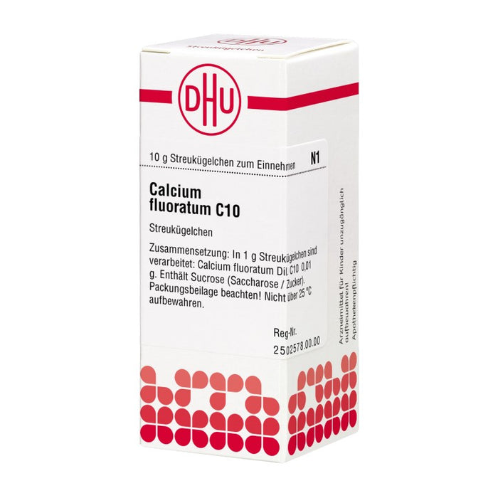 DHU Calcium fluoratum C10 Streukügelchen, 10 g Globules