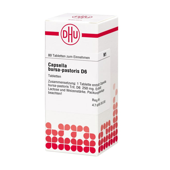 Capsella bursa-pastoris D6 DHU Tabletten, 80 pc Tablettes