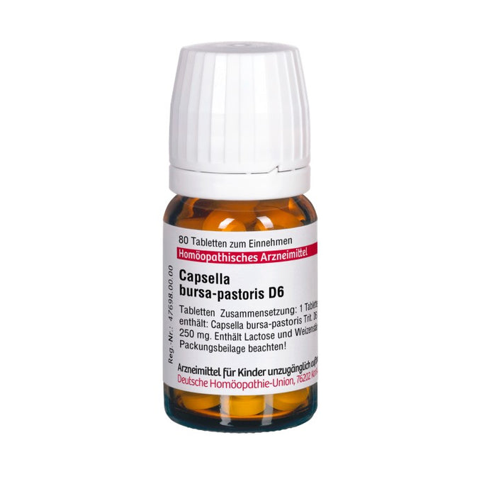 Capsella bursa-pastoris D6 DHU Tabletten, 80 pc Tablettes