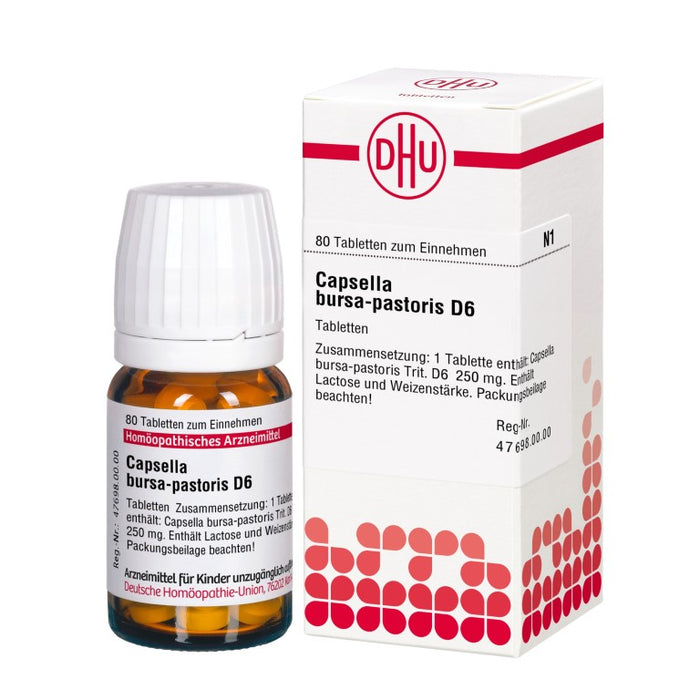 Capsella bursa-pastoris D6 DHU Tabletten, 80 pc Tablettes