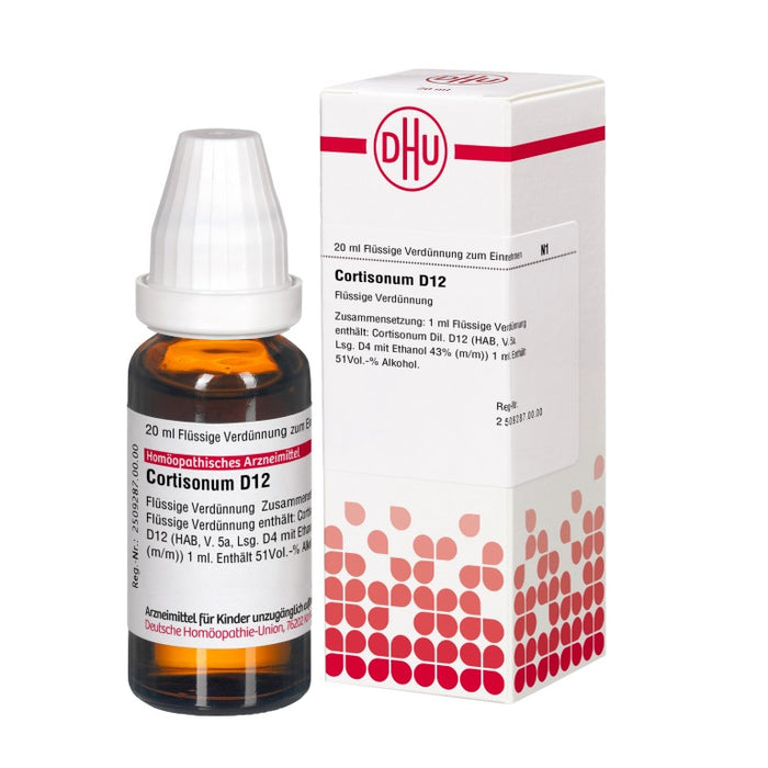 Cortisonum D12 DHU Dilution, 20 ml Solution