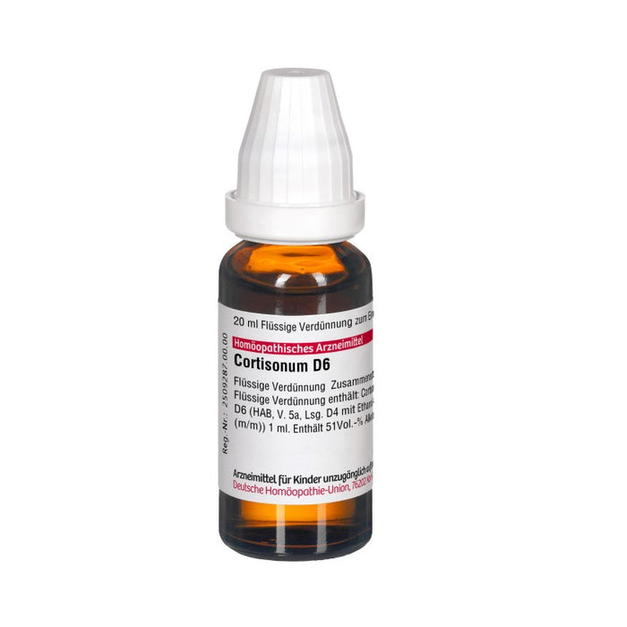 Cortisonum D6 DHU Dilution, 20 ml Solution