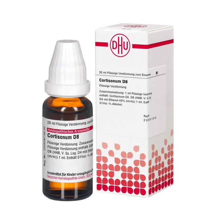 Cortisonum D8 DHU Dilution, 20 ml Solution