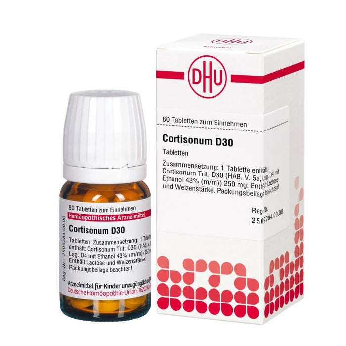 Cortisonum D30 DHU Tabletten, 80 pcs. Tablets
