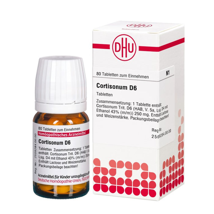Cortisonum D6 DHU Tabletten, 80 pc Tablettes
