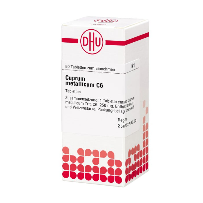 Cuprum metallicum C6 DHU Tabletten, 80 pcs. Tablets
