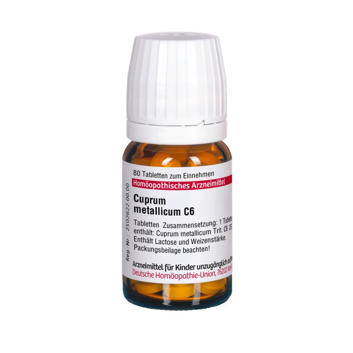 Cuprum metallicum C6 DHU Tabletten, 80 pcs. Tablets