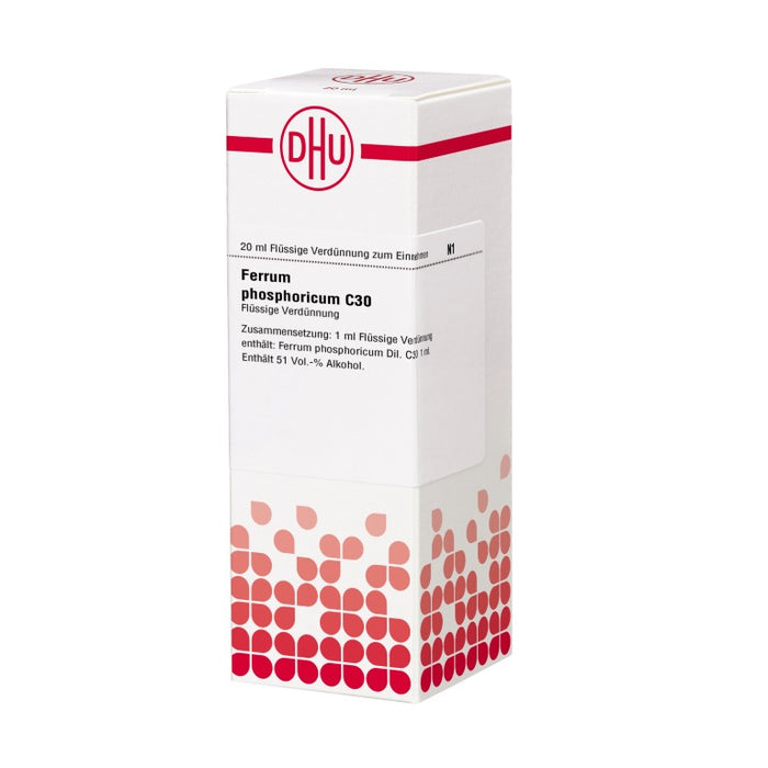 DHU Ferrum phosphoricum C30 Dilution, 20 ml Solution