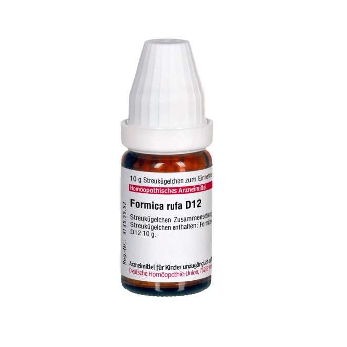 Formica rufa D12 DHU Globuli, 10 g Globules