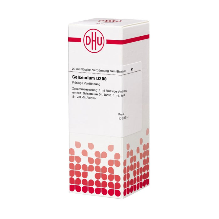 Gelsemium D200 DHU Dilution, 20 ml Solution