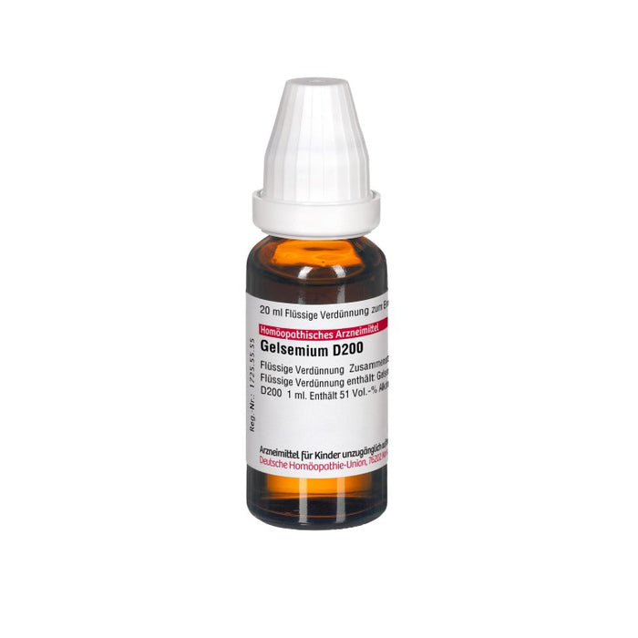 Gelsemium D200 DHU Dilution, 20 ml Solution