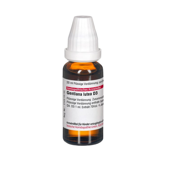 Gentiana lutea D3 DHU Dilution, 20 ml Solution