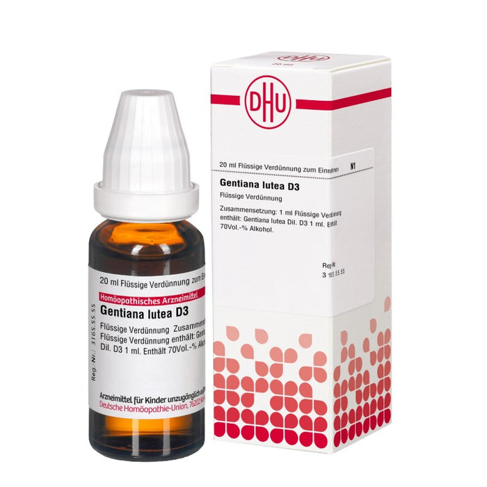Gentiana lutea D3 DHU Dilution, 20 ml Solution