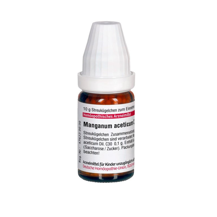 Manganum aceticum C30 DHU Globuli, 10 g Globules