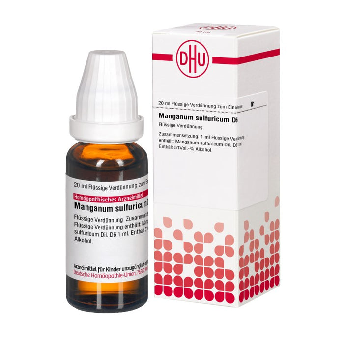 Manganum sulfuricum D6 DHU Dilution, 20 ml Solution