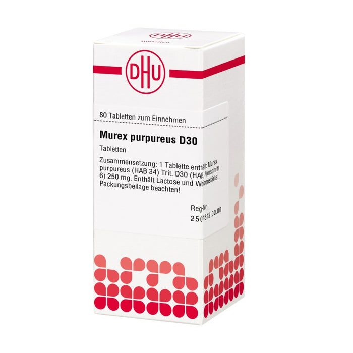 Murex purpureus D30 DHU Tabletten, 80 pcs. Tablets