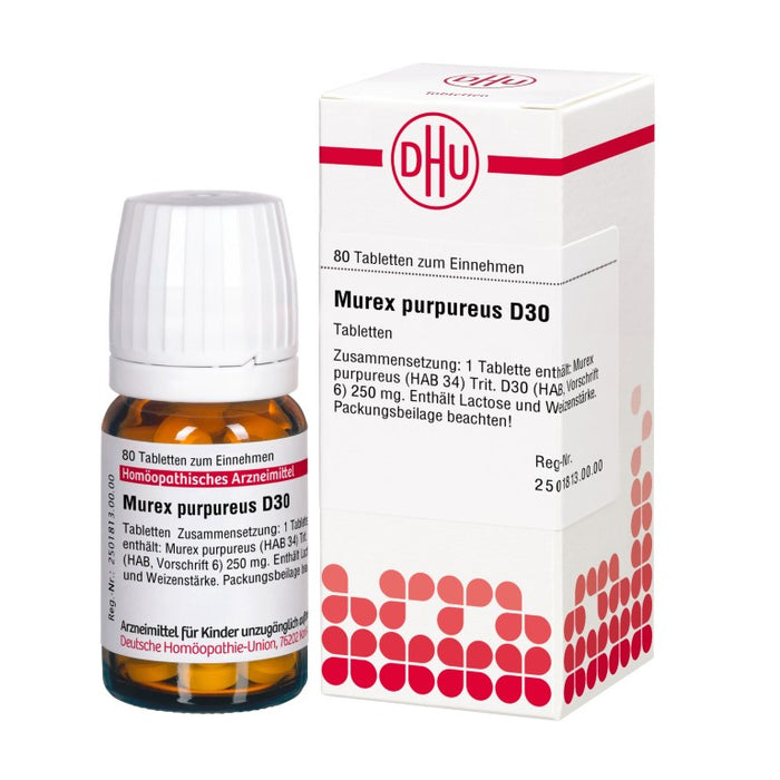 Murex purpureus D30 DHU Tabletten, 80 pcs. Tablets